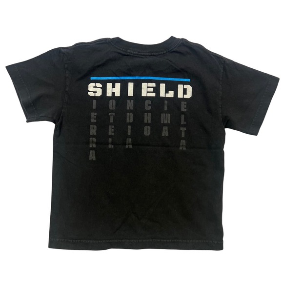WWE‎ Authentic Wear The Shield Wrestling Fist Bump Black T-Shirt Youth S J5 - Picture 5 of 5